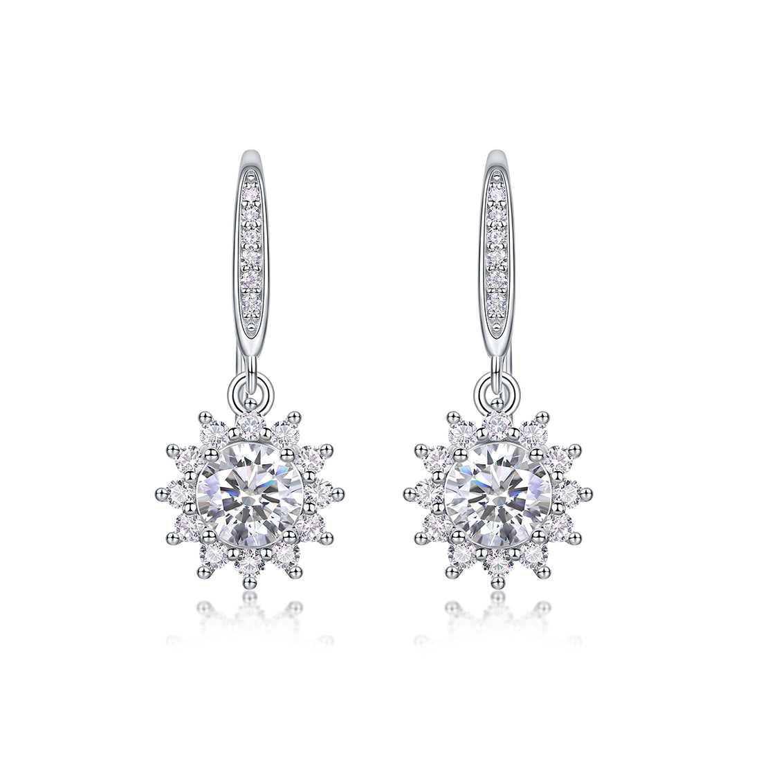Qingcheng Fashionable Luxurious Diamond Jewelry Earrings
