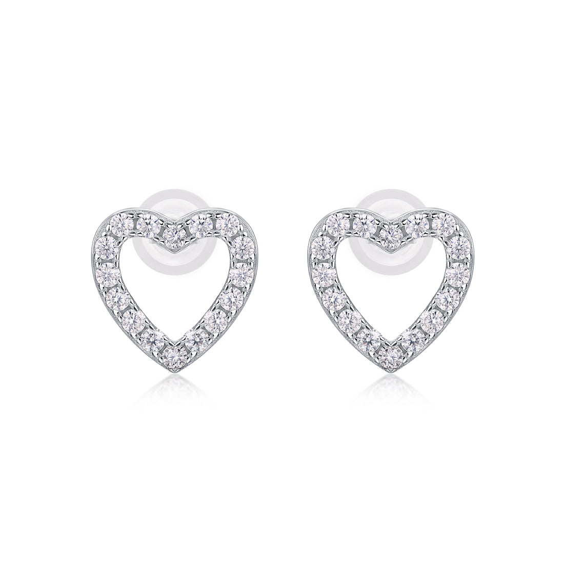 From The Heart Fashionable Moissanite Jewelry Earrings