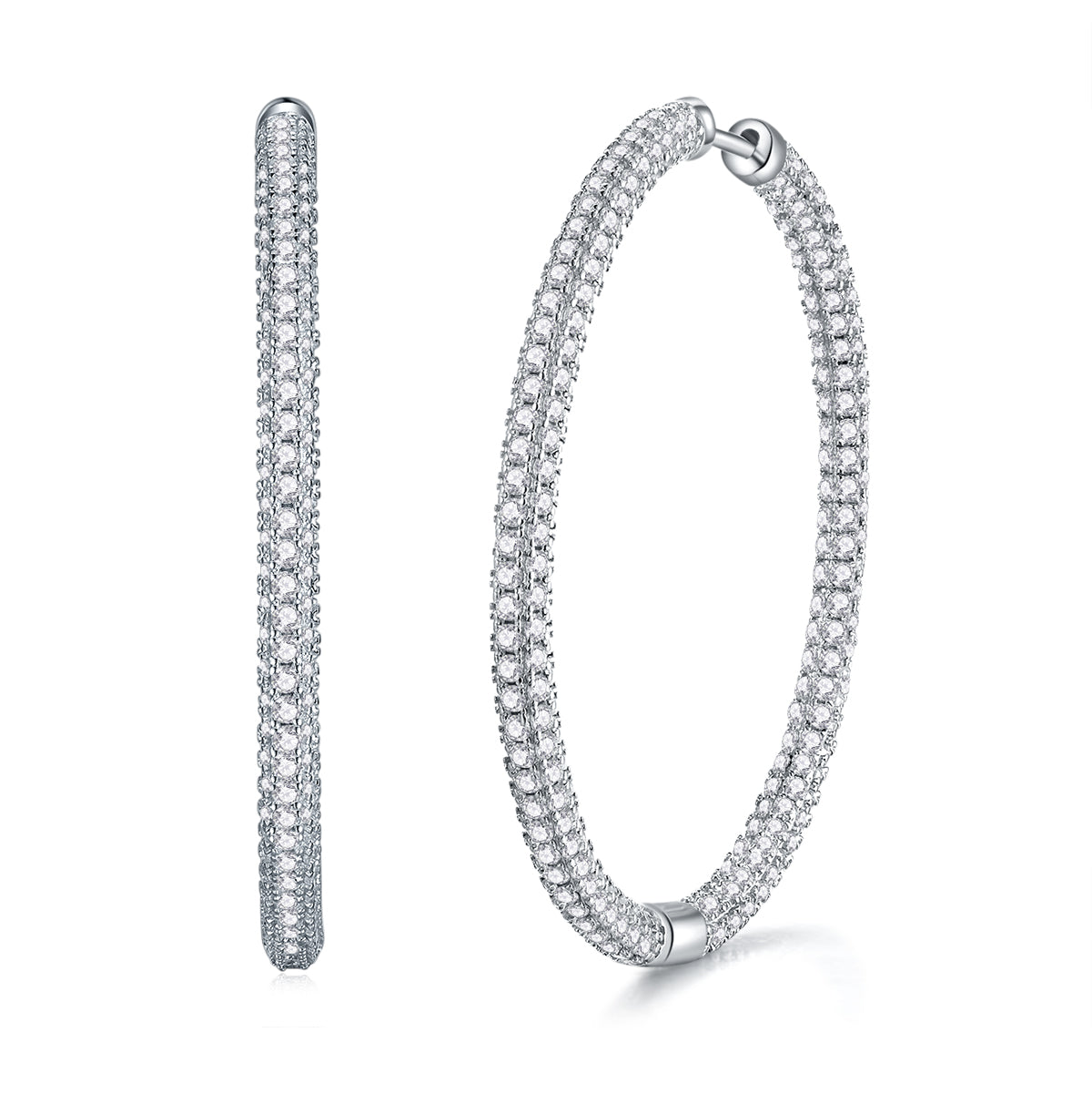 Light Coco Luxury Fashion Diamond Earrings Stud - view 4