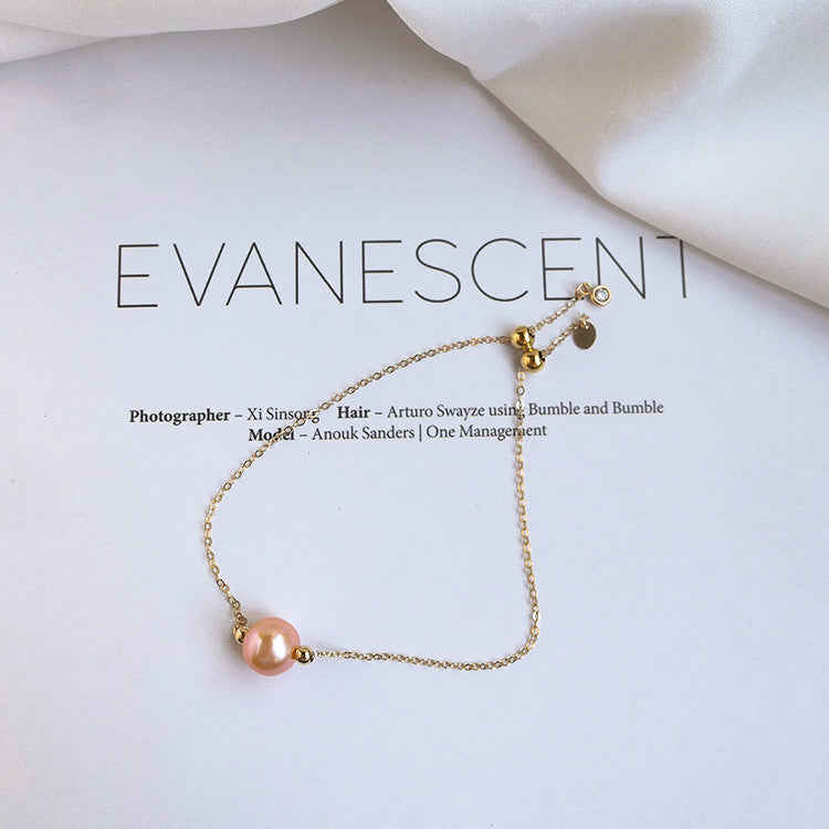 Seawater Akoya Pearl Bracelet with 14K Gold-Plated Accents