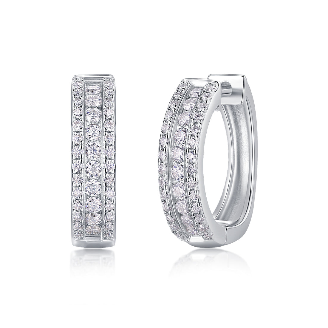 Splendid Night Luxury Fashion Diamond Earrings Stud