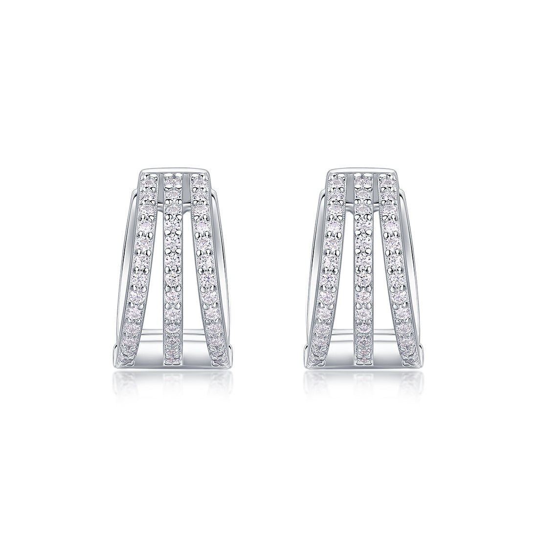 Human March Luxury Fashion Diamond Earrings Stud