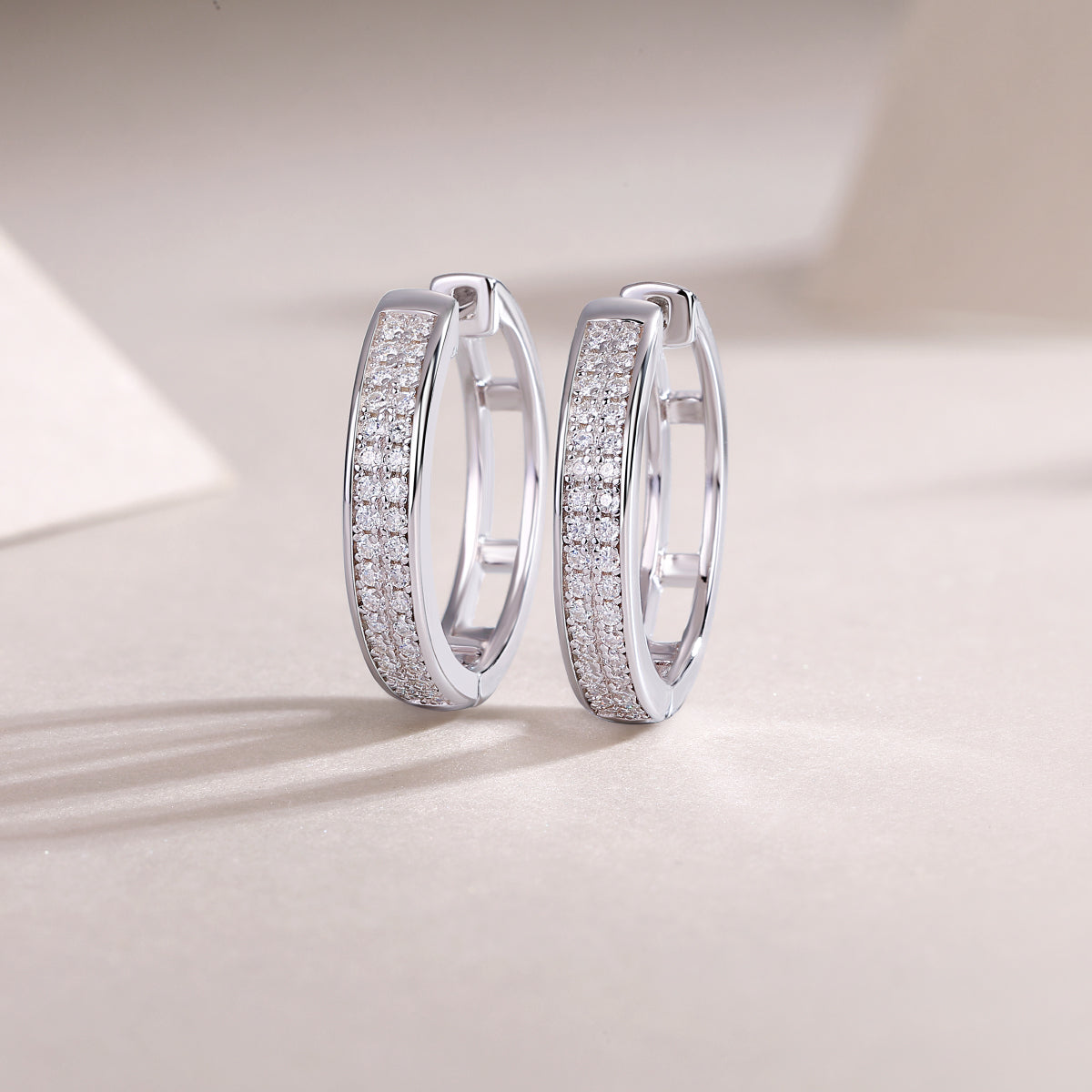 Firefly moissanite studs
