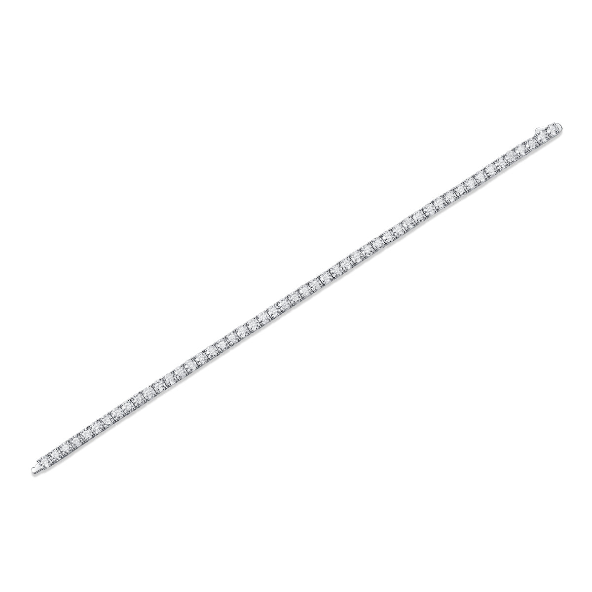 Unique Luxury Fashion Mosan Diamond S925 Silver Bracelet - view 3
