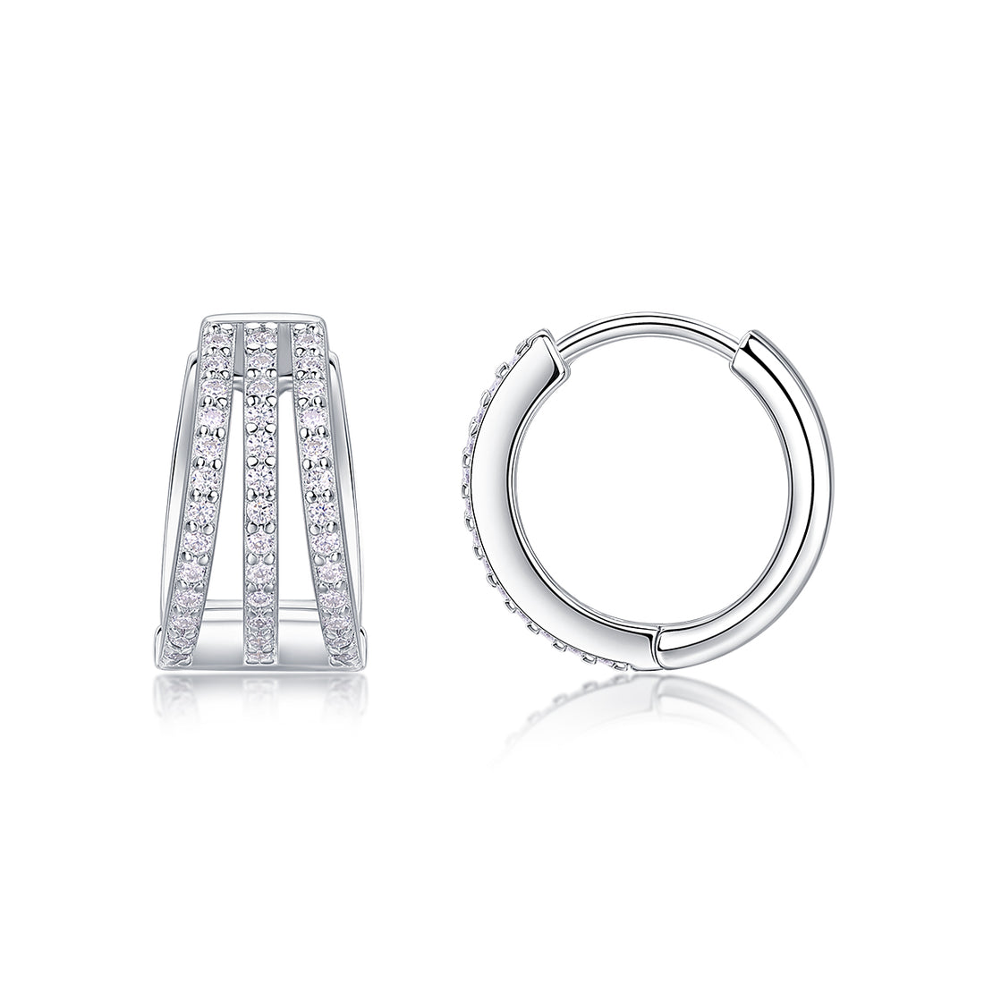 Human March Luxury Fashion Diamond Earrings Stud