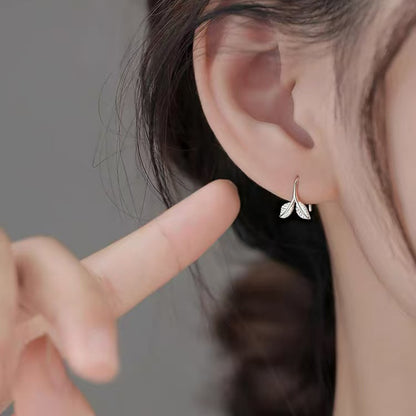 925 Silver Needle Internet Celebrity Same Style Gold Earrings Women's Light Luxury...