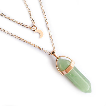 Moon Hexagonal Column Pendant - view 4