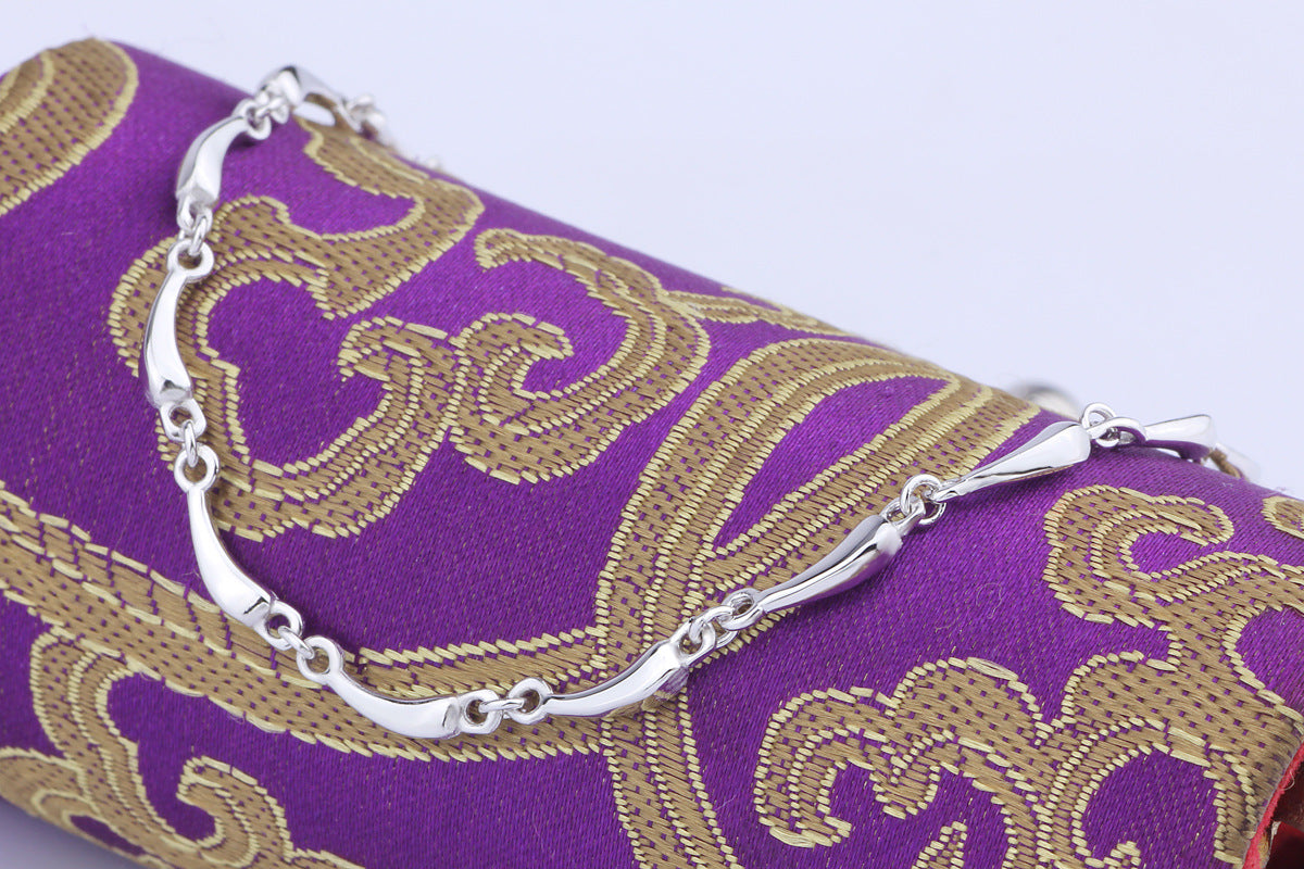Twisted-Link Silver Bracelet - product view 3