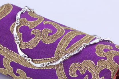 Twisted-Link Silver Bracelet - product view 3
