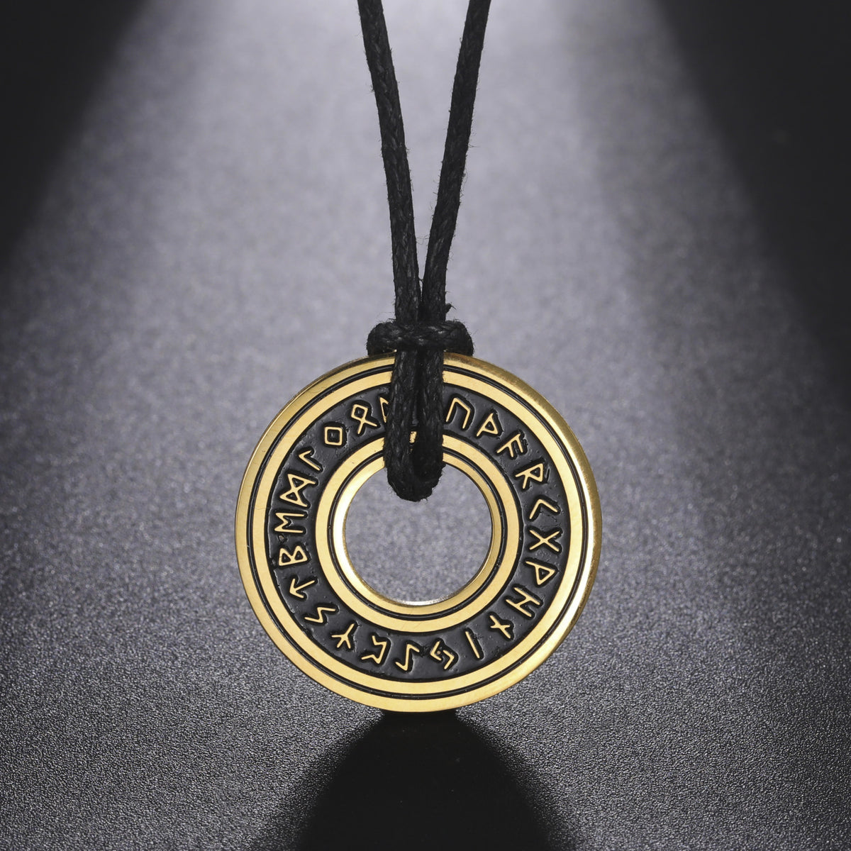 Vintage Nordic Rune Necklaces For Men Stainless Steel - view 6