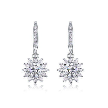 Qingcheng Fashionable Luxurious Diamond Earrings