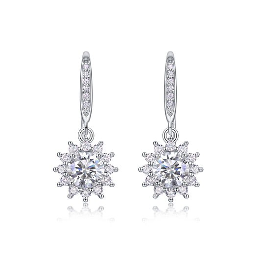 Qingcheng Fashionable Luxurious Diamond Earrings