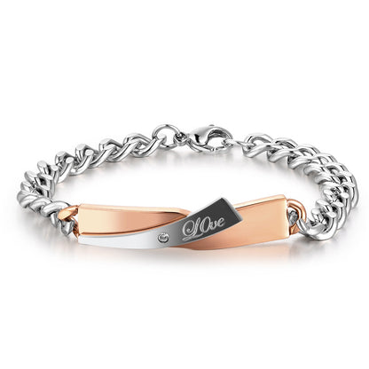 Couple Cross-design Bracelet - view 6