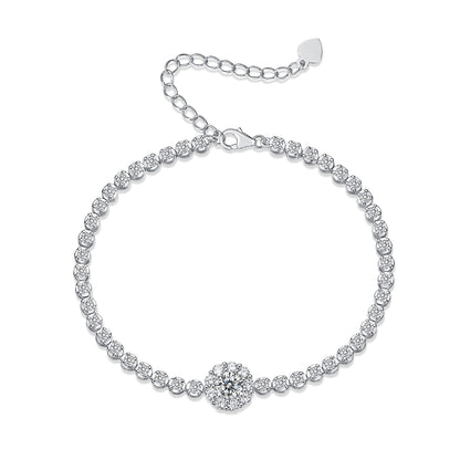 Magpies moissanite bracelet