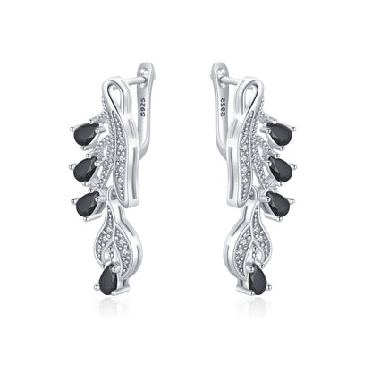 Korean Style Simple Zircon Stud Earrings Drop-shaped - view 4