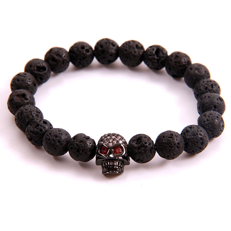 Natural Stone Owl Head Yoga Bracelet - view 6