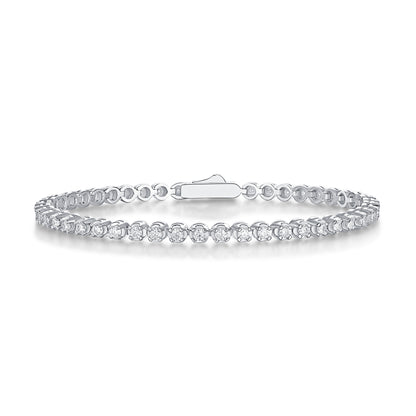 Starlight Luxury Fashion Mosan Diamond S925 Silver Bracelet