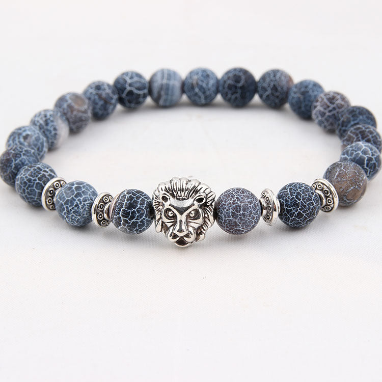 Natural Stone Owl Head Yoga Bracelet - view 5