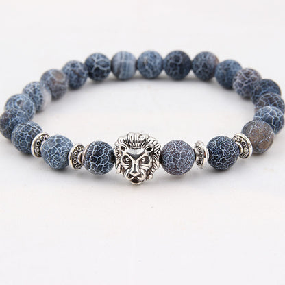 Natural Stone Owl Head Yoga Bracelet - view 5