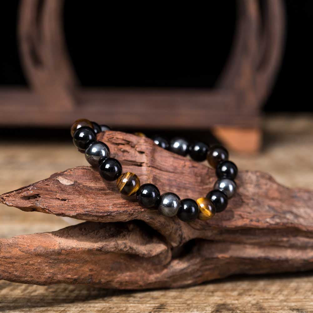 Tiger Eye Stone Bracelet Natural Stone Bracelet - view 3