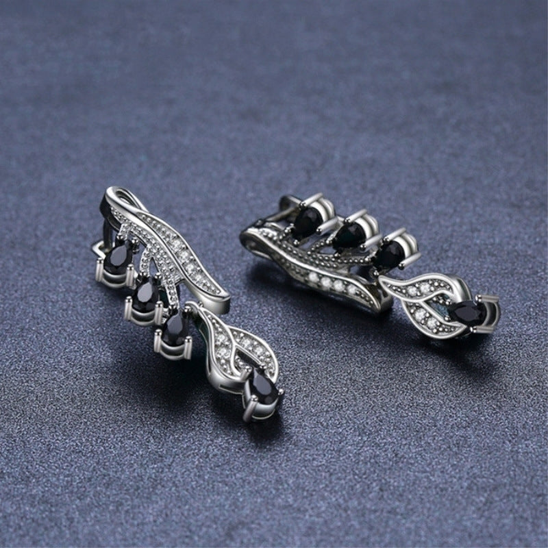 Drop zircon studs