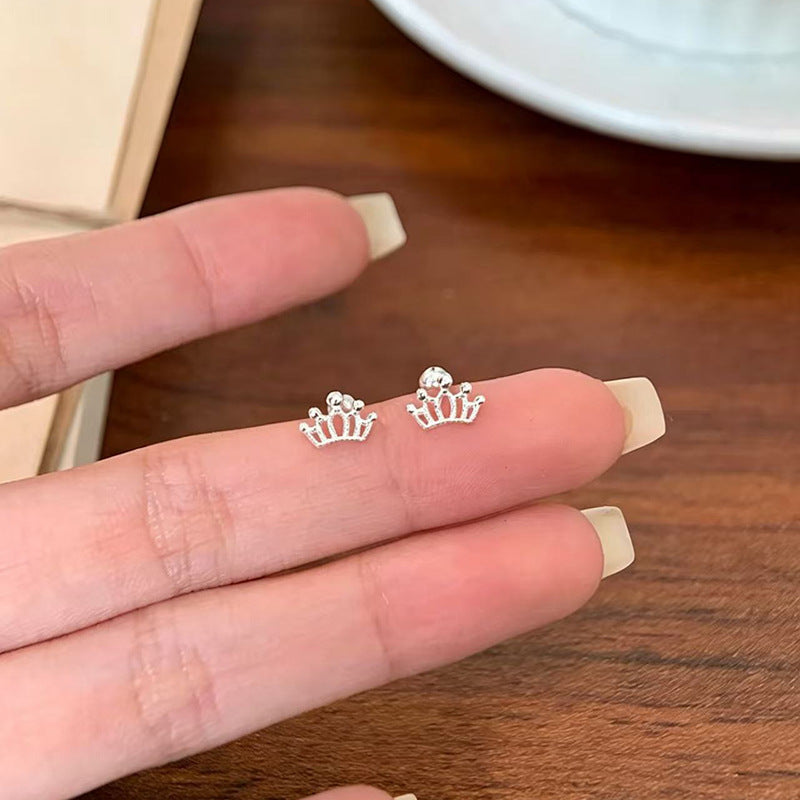 925 Silver Needle Internet Celebrity Same Style Gold Earrings Women's Light Luxury...