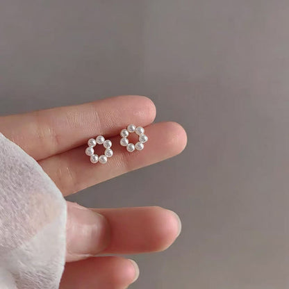 925 Silver Needle Internet Celebrity Same Style Gold Earrings Women's Light Luxury...
