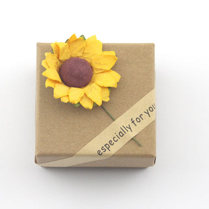 Sunflower Double Lettering Necklace - view 5