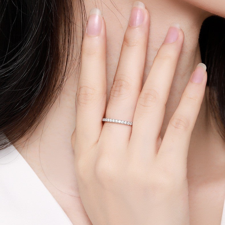 ZCOOTC Rings | Moissanite Eternity-Style Band