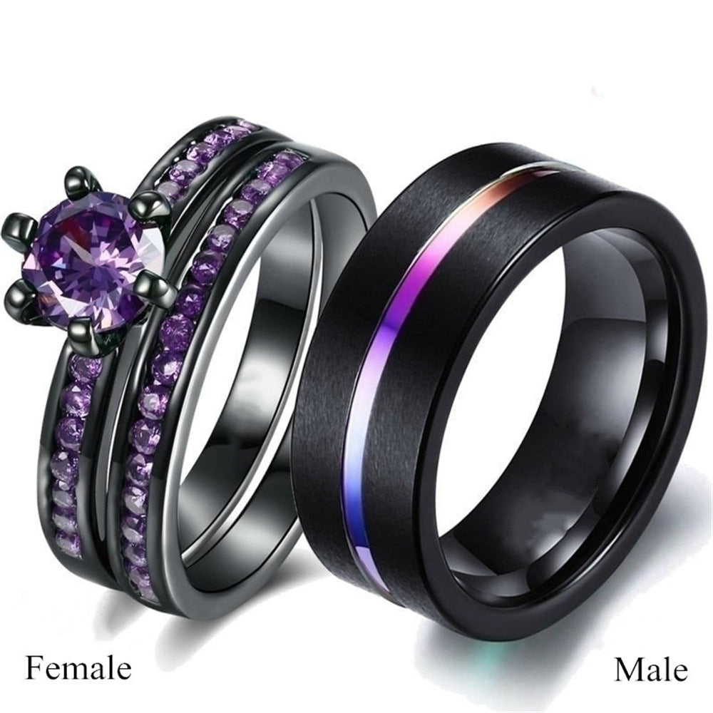 Lovers Purple Ring - view 2
