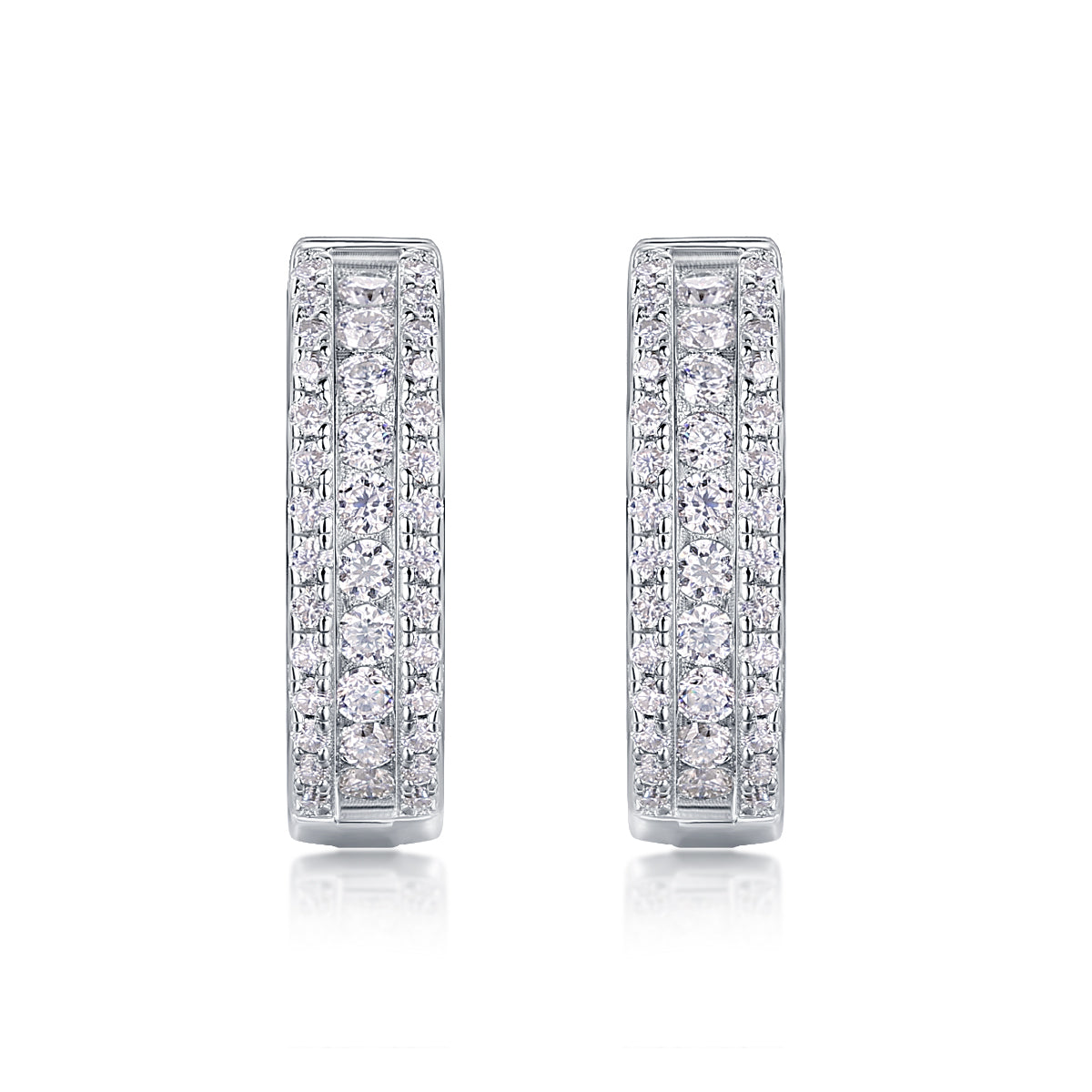 Splendid Night Luxury Fashion Diamond Earrings Stud - view 2