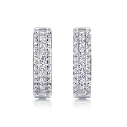 Splendid Night Luxury Fashion Diamond Earrings Stud - view 2