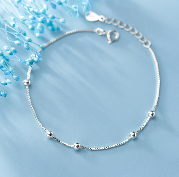 Celestial Bead Silver Bracelet - product view 4