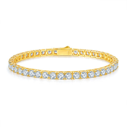 Unique Luxury Fashion Mosan Diamond S925 Silver Bracelet - view 2