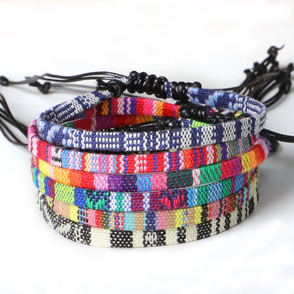 Rainbow anklet