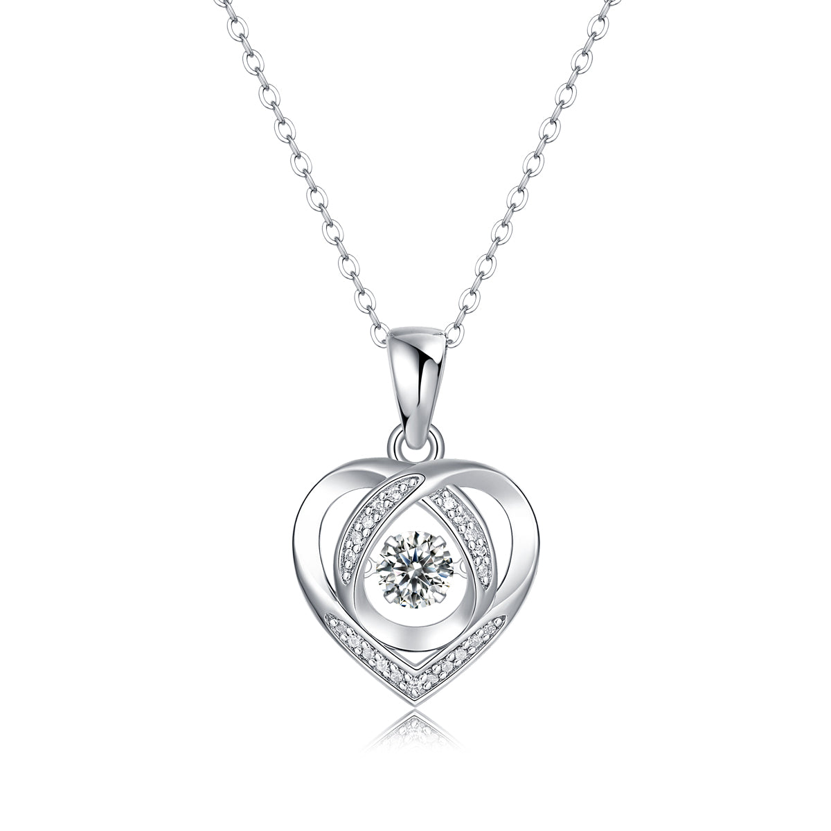 Heart To Have Your Luxurious Fashion Moissanite Diamond Pendant Necklace - view 5