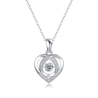 Heart To Have Your Luxurious Fashion Moissanite Diamond Pendant Necklace - view 5