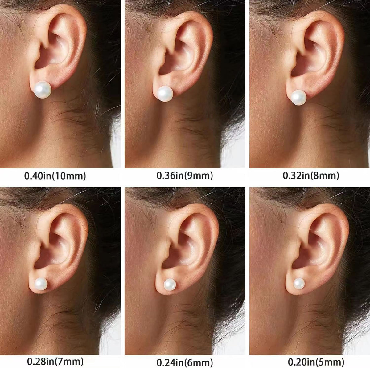 S925 Sterling Silver Needle Natural Freshwater Pearl Ear Studs - view 5
