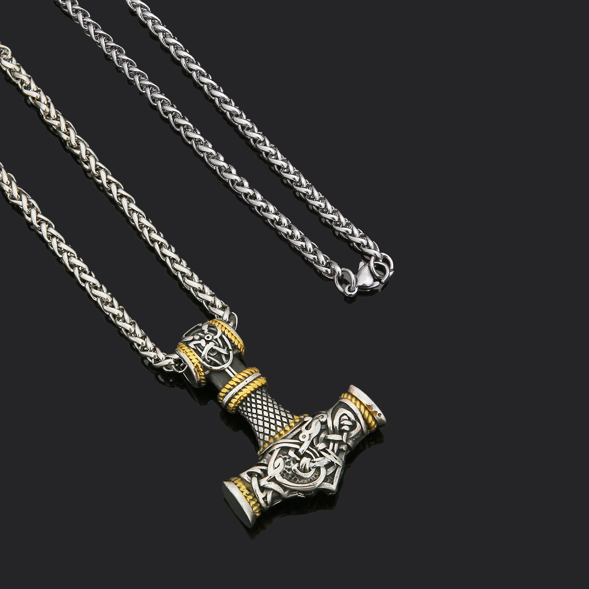 Hammer Necklace Stainless Steel Necklace - view 4