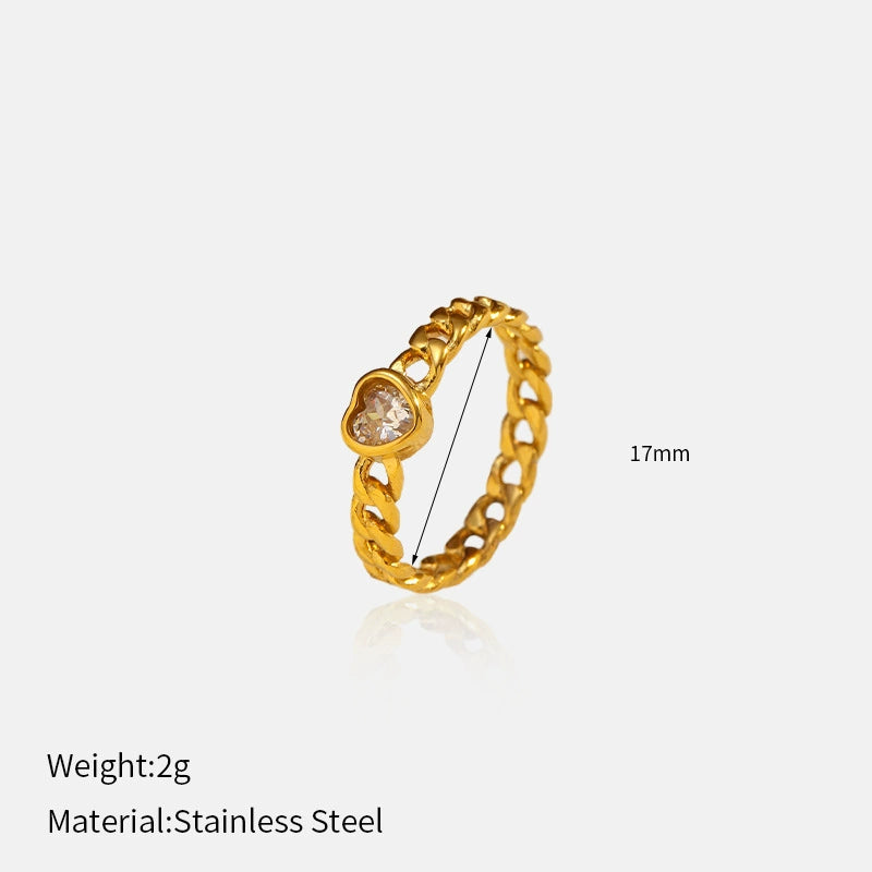 Knot & Heart Ring Edit — product view 1