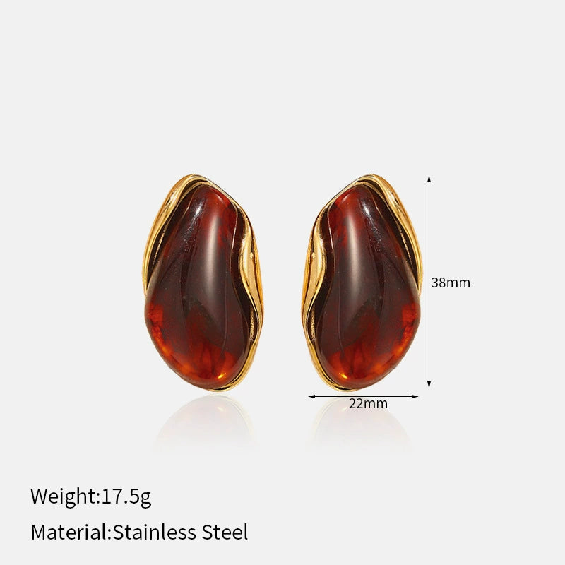 Contour Statement Earrings — product view 2