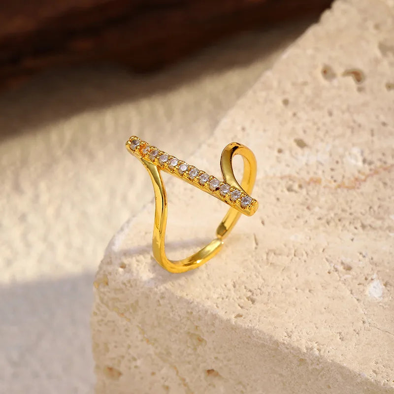 Crosscurrent Open Ring — product view 3