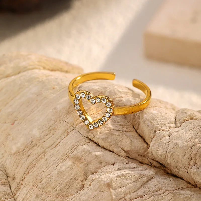 Radiant Heart Open Ring — product view 4