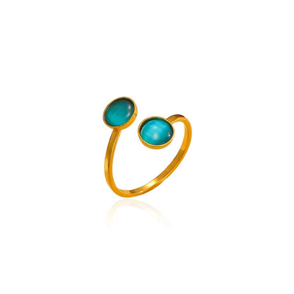 Twin Oval Open Ring — product view 5