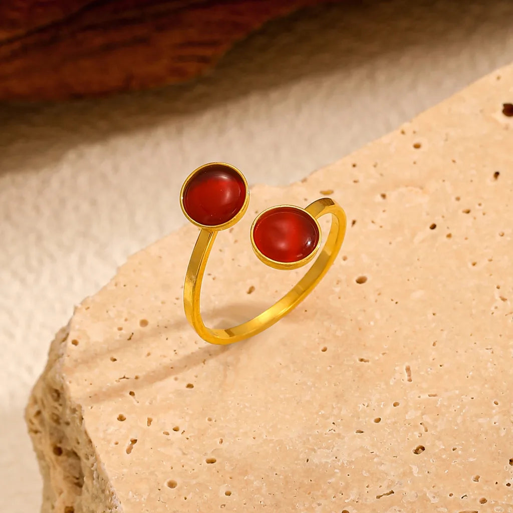 Twin Oval Open Ring — product view 6