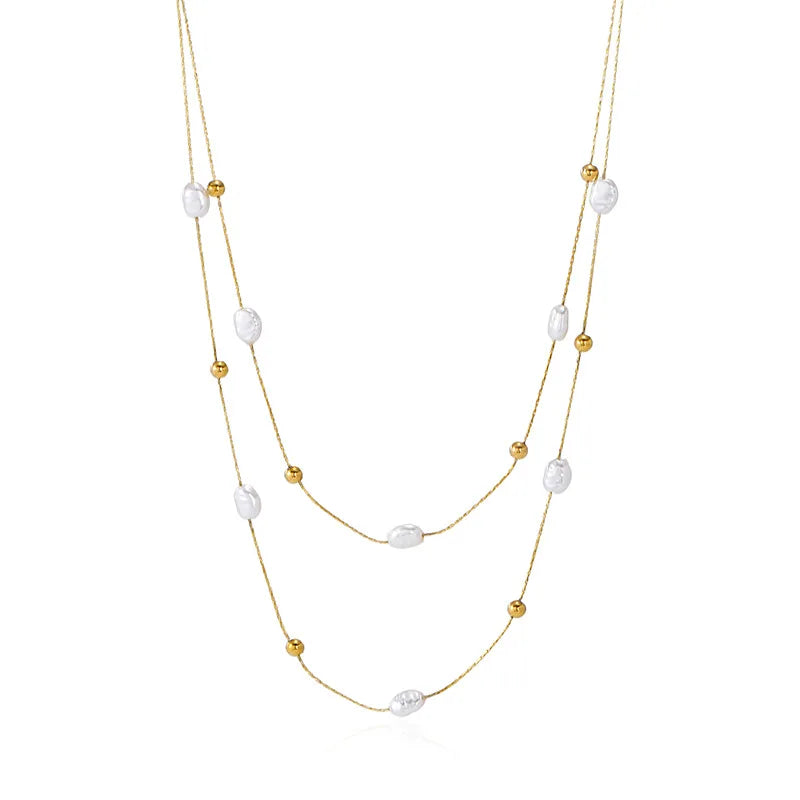 Baroque Bead Necklace — product view 5