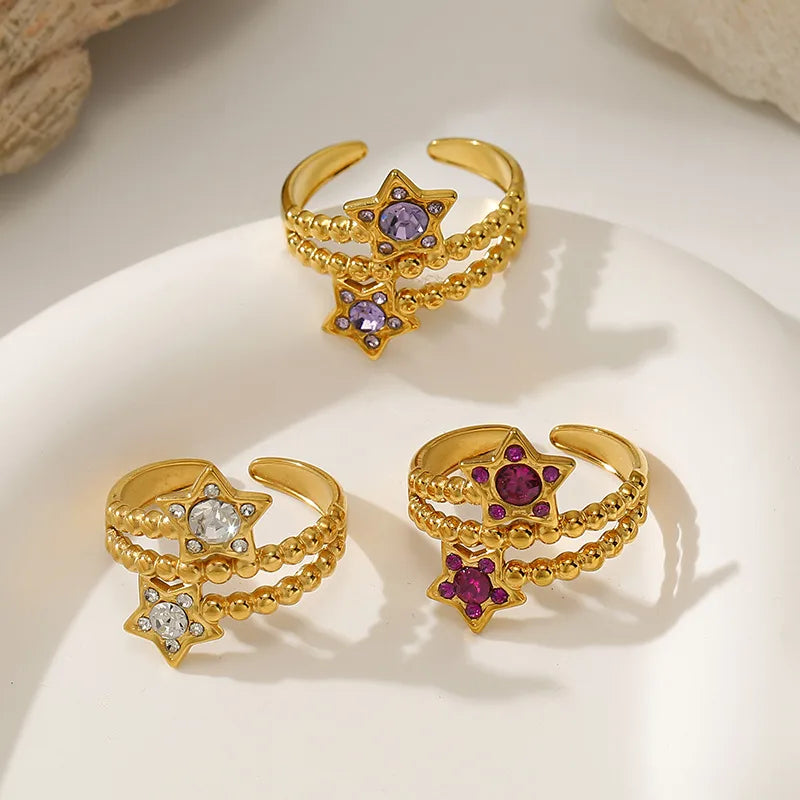 Starlit Double Band Ring — product view 4