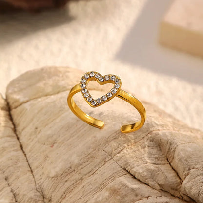 Radiant Heart Open Ring — product view 3
