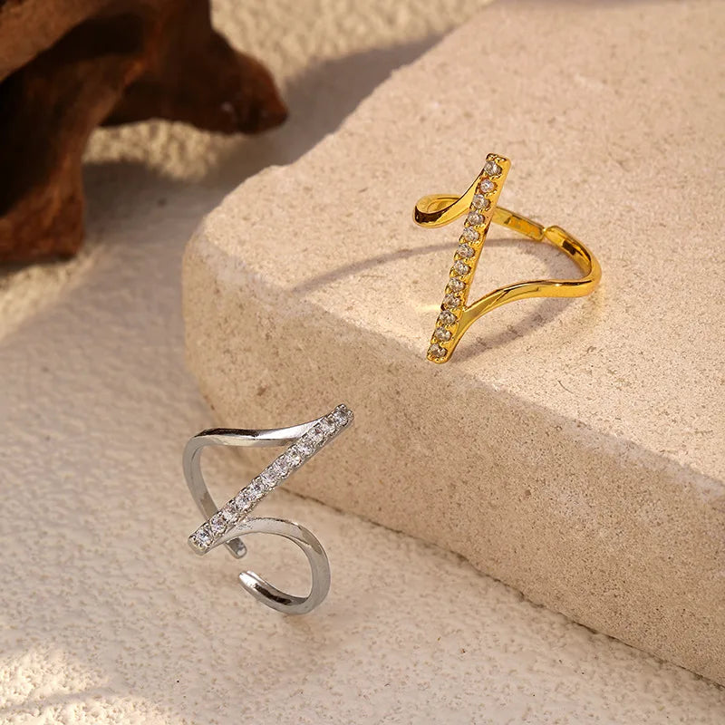 Crosscurrent Open Ring — product view 2