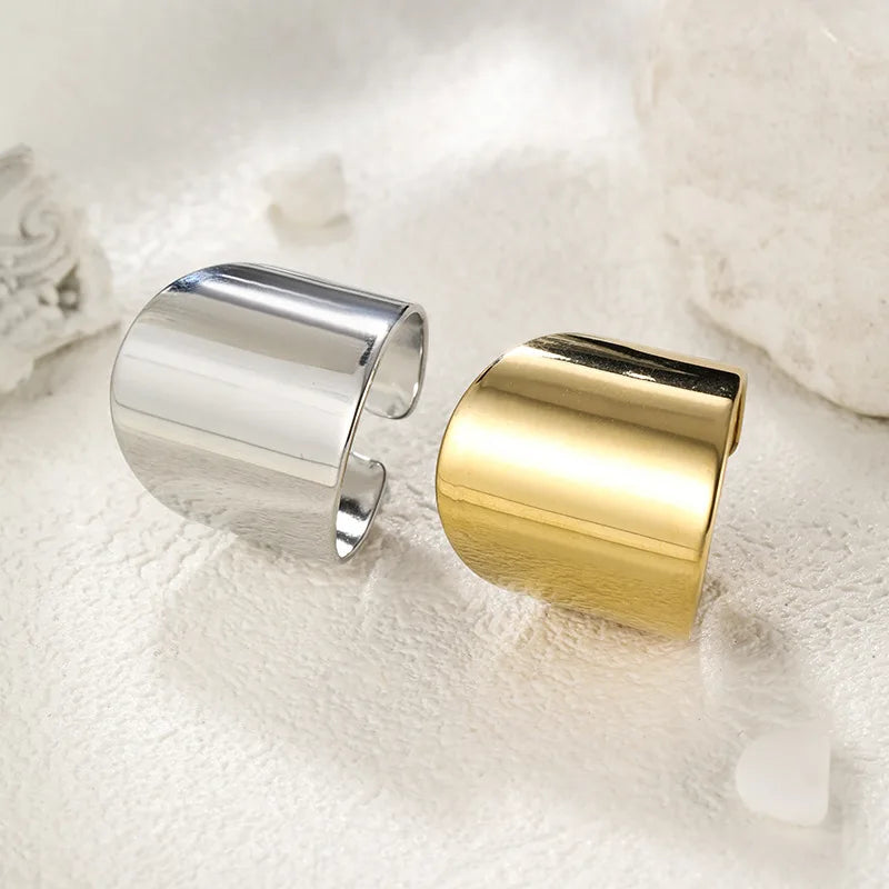 Polished Cuff Ring — product view 4